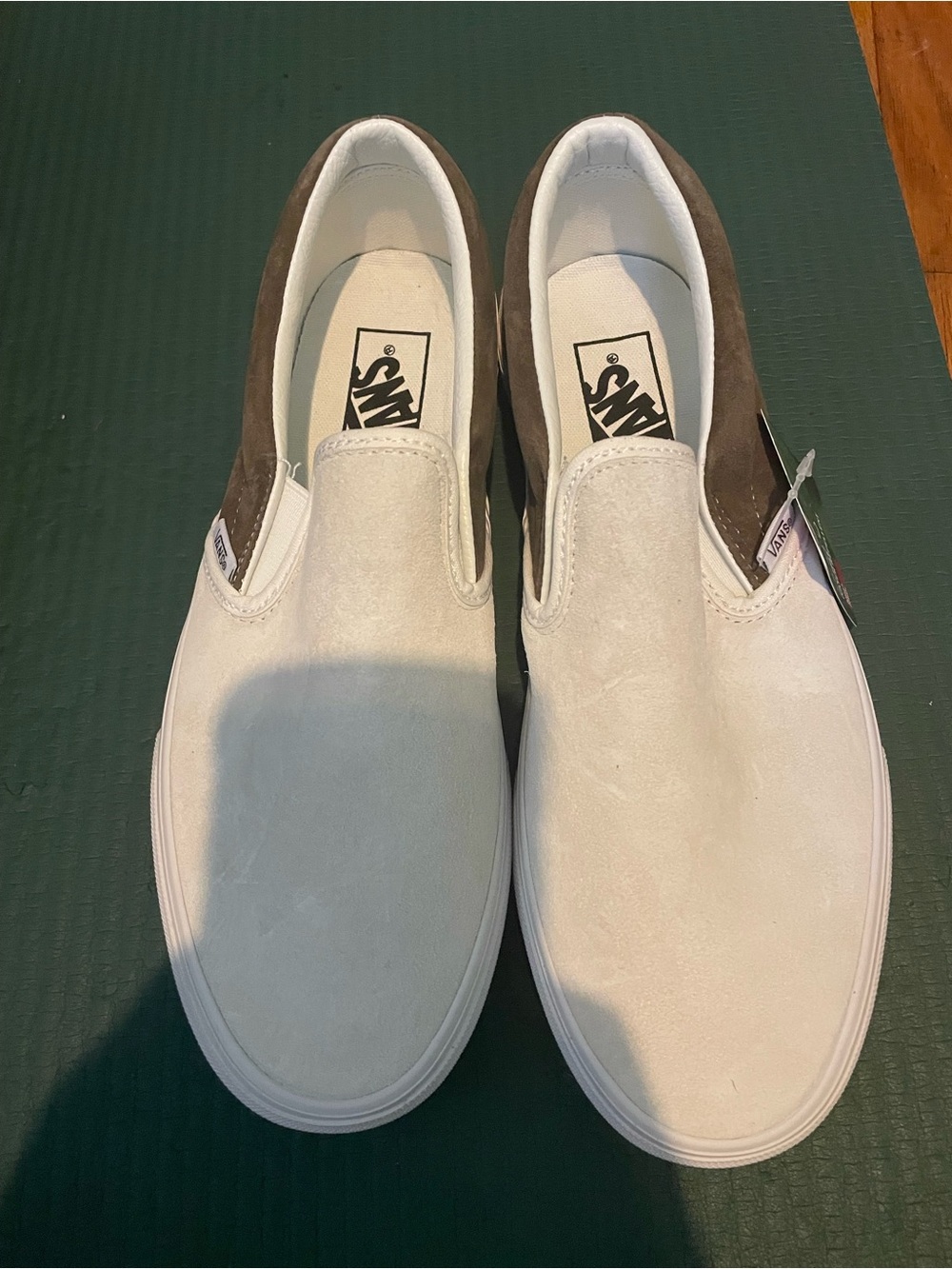 Vans Classic Slip-On Pig Suede Coffee Liqueur Men 8 Women 9.5 NIB